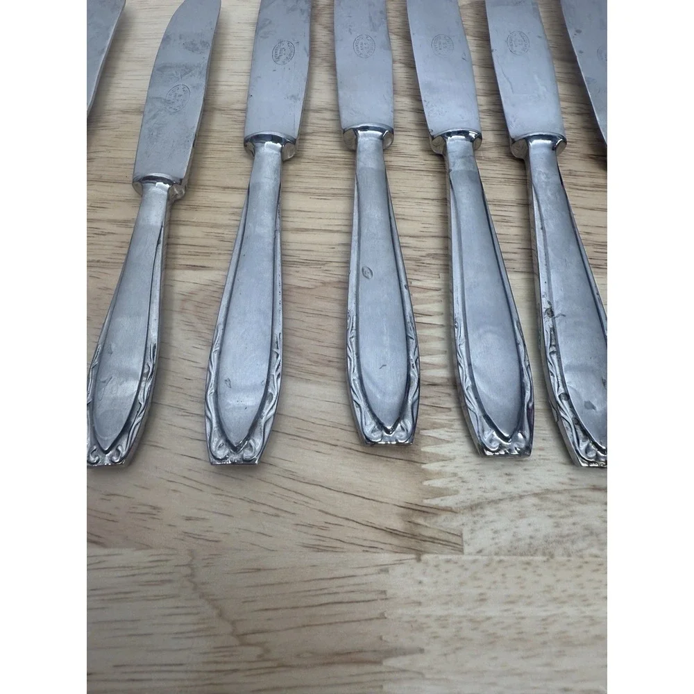 T. Fernandes 85 inox Guimaraes Set Of 7‎ Knifes Portugal 2 Butter 5 Regular #AA